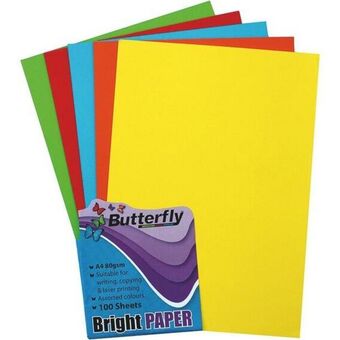 Game Butterfly a4 bright coloured paper offer