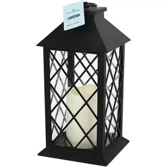 Game Santa's trading lantern ligh black battery operated led l1025cb offer