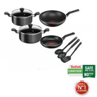 Home etc Tefal super cook 9pc cookware set offer
