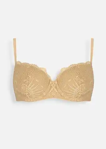 Woolworths Cut-out lace padded underwire balconette bra offer
