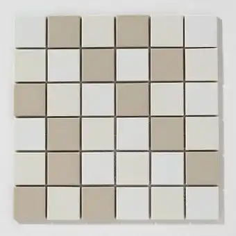 Amaretto biscuit porcelain mosaic 300x300mm