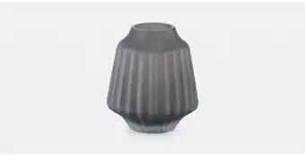 Amber vase small (charcoal)