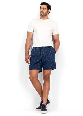 Woolworths Island print cotton deck shorts offer
