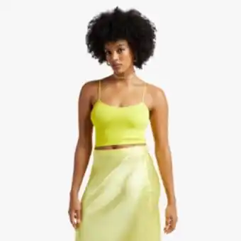 The FIX Women's yellow seamless ribbed cami offer