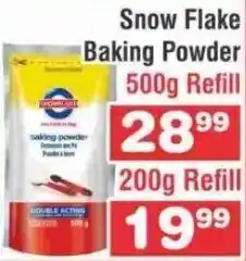 Snow Flake Baking Powder 200g Refill
