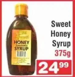 Advance Cash n Carry Sweet Honey Syrup 375g offer