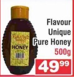 Flavour Unique Pure Honey 500g