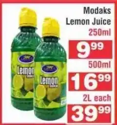 Advance Cash n Carry Modaks Lemon Juice 250ml offer