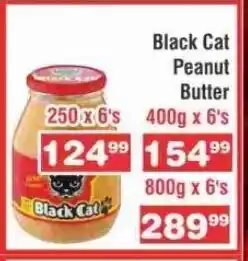 Advance Cash n Carry Black Cat Peanut Butter 250 x 6's offer