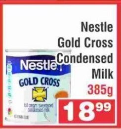 Advance Cash n Carry Nestle Gold Cross Condensed Milk 385g offer