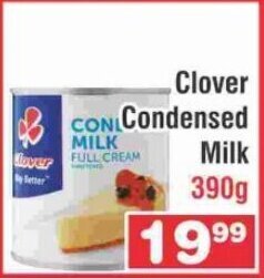 Advance Cash n Carry Clover Condensed Milk 390g offer