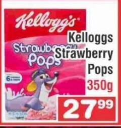 Advance Cash n Carry Kelloggs Strawberry Pops 350g offer