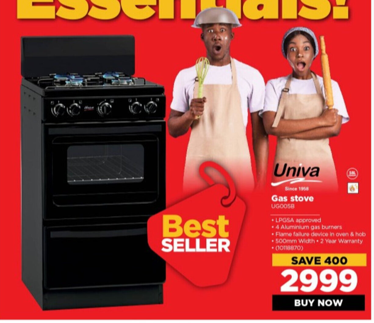 Gas Stove offer at HiFi Corp