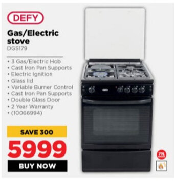 HiFi Corp Gas/Electric Stove offer