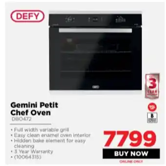 HiFi Corp Gemini Petit Chef Oven offer