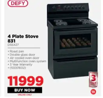 HiFi Corp 4 Plate Stove 831 offer