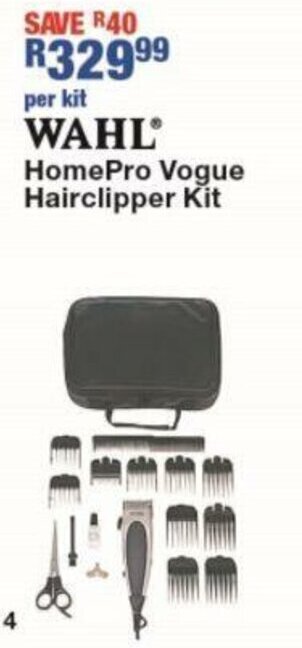 OK Furniture WAHL HomePro Vogue Hairclipper Kit offer
