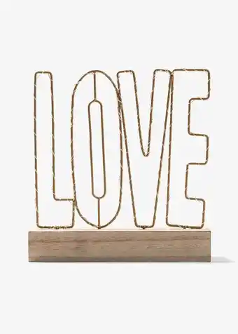 Woolworths Love word led lights offer