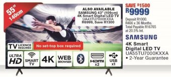 OK Furniture Samsung 4K Smart Digital LED TV offer