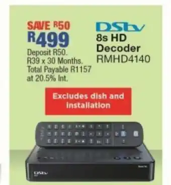 OK Furniture Dsty 8s HD Decoder RMHD4140 offer