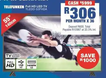 OK Furniture Telefunken Full LED TV offer