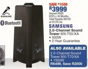 OK Furniture Samsung 2.0- Channel Sound Tower offer