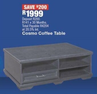 OK Furniture Cosmo Coffee Table offer