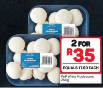 Pick n Pay PnP White Mushrooms 250g offer