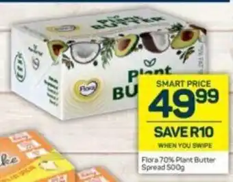 Pick n Pay Flora 70% Plant Butter Spread 500g offer