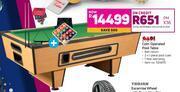 Game Easi eight coin operated pool table offer