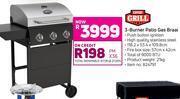 Game Expert grill 3-burner patio gas braai offer
