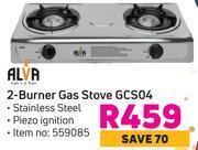 Game Alva 2-burner gas stove gcs04 offer