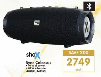 Makro Shox Sync Colossus offer