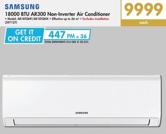 Makro Samsung 18000 BTU AR300 Non-Inverter Air Conditioner offer