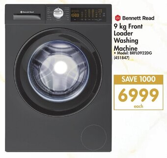 Makro Bennett Read 9kg Front Loader Washing Machine offer