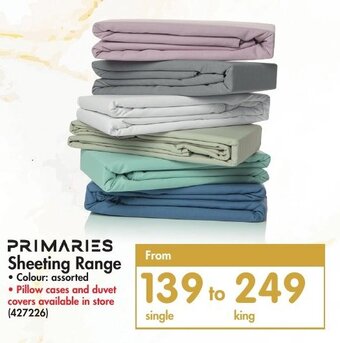 Makro Primaries Sheeting Range Single offer
