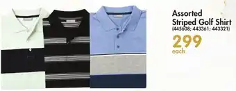 Makro Legend Assorted Striped Golf Shirt offer