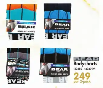 Makro Bear Bodyshorts per 2-pack offer