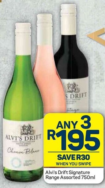 Pick n Pay Alvi's Drift Signature Range Assorted 750ml offer