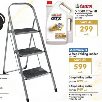 Makro Armour 3-Step Folding Ladder offer