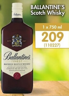 Makro Ballantine's Scotch Whisky 750ml offer