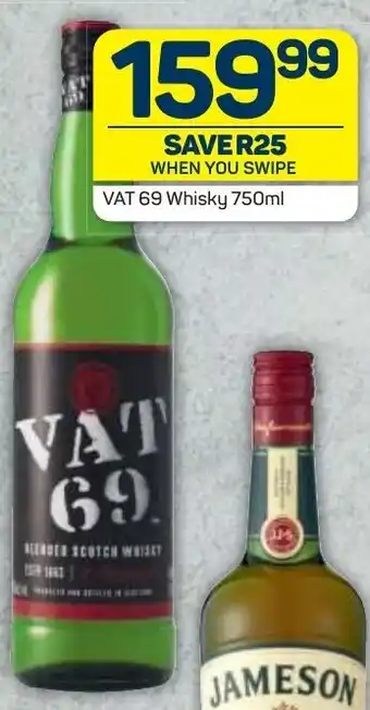 Pick n Pay Liquor Vat 69 Whisky 750ml offer