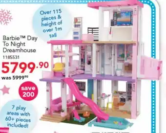 ToysRUs Barbie Day To Night Dreamhouse offer