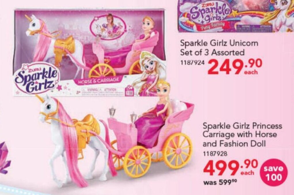 Sparkle girlz horse and carriage shop