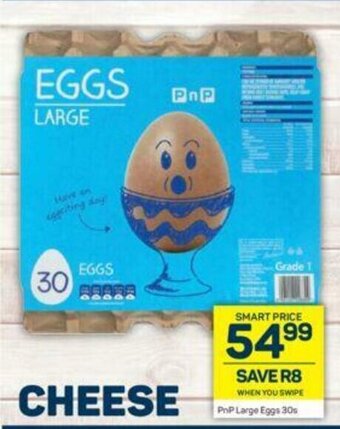 Pick n Pay PnP Large Eggs 30s offer