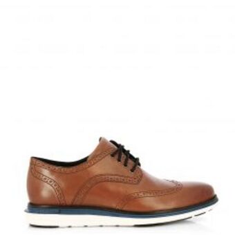 Europa Art Group Originalgrand lux wingtip oxford – tan/blue offer