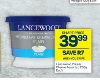 Pick n Pay Lancewood Cream Cheese Assorted 230g offer