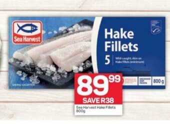 Sea Harvest Hake Fillets 800g