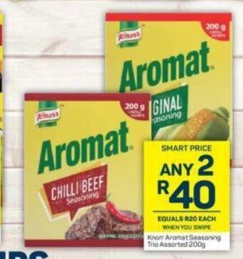 Pick n Pay Knorr Aromat Seasoning Trio Assorted 200g offer