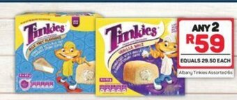 Pick n Pay Albany Tinkies Assorted 6s offer